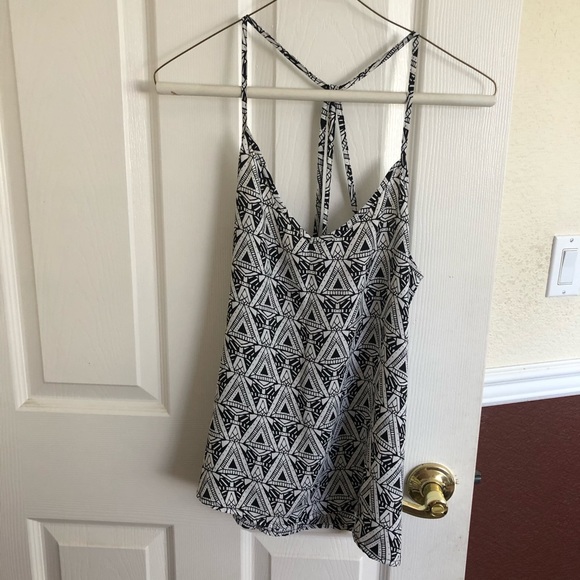 Strappy Geometric Print Abercrombie Tank - Picture 2 of 4